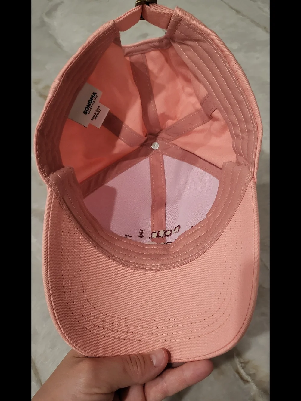 Pink 'Can I Pet Your Dog?' Pet Lover Baseball Cap